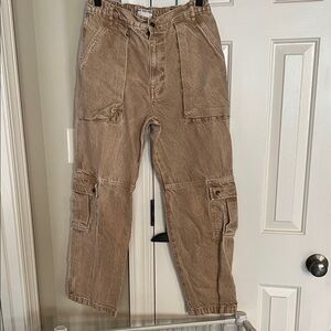 We The Free Women's Tan Cargo Pants